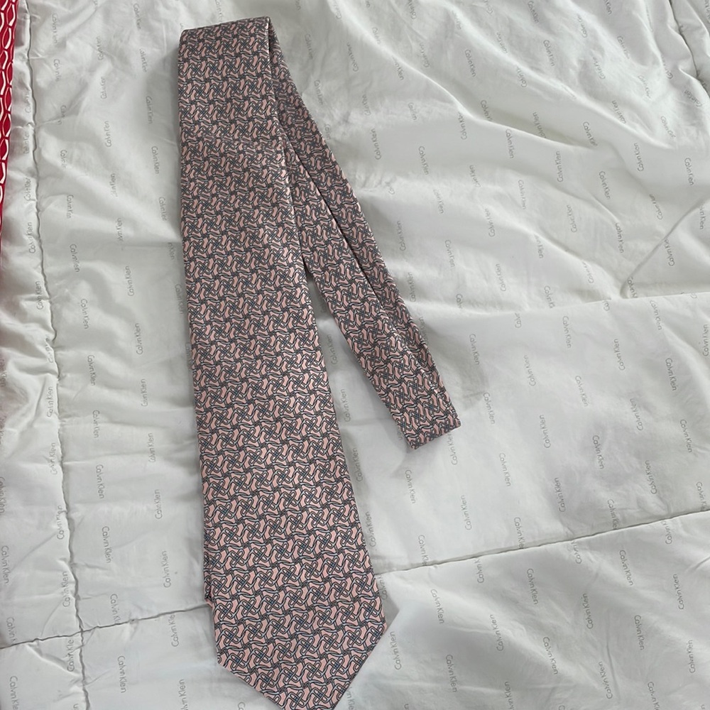 Hermes silk tie